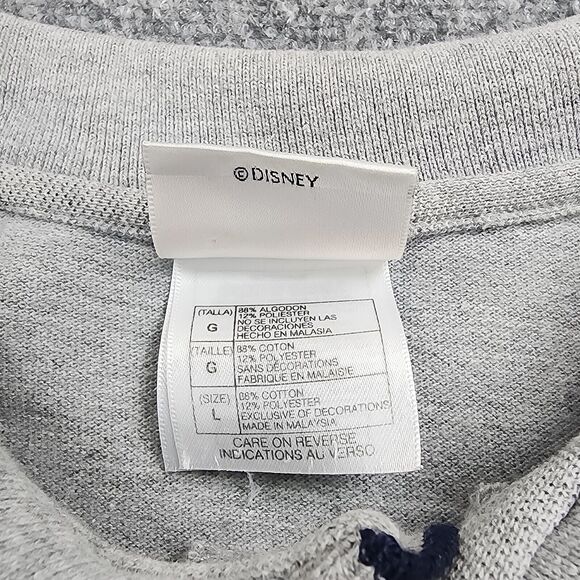 Vintage Disney Shirt Mens Large Gray Short Sleeve Polo Tigger Walt Disney Studio - Picture 13 of 15